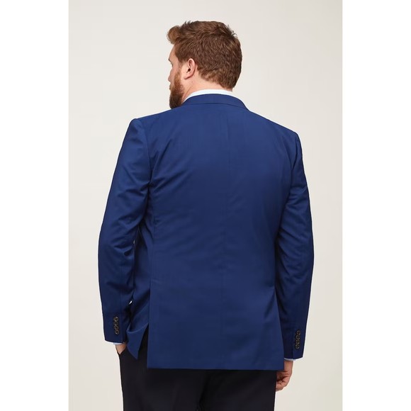 Bonobos Jetsetter Stretch Italian Wool Blazer Men's 40R Standard Fit Bright Navy - Picture 6 of 9
